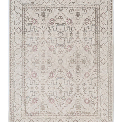 Serenity 8' 0" X 10' 9" Hand Knotted Wool Rug 8' 0" X 10' 9" (244 X 328) / Ivory / Wool