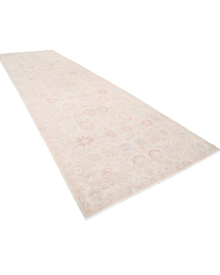 Serenity 6' 2" X 19' 6" Hand Knotted Wool Rug 6' 2" X 19' 6" (188 X 594) / Ivory / Wool