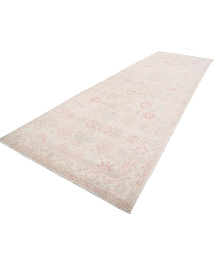 Serenity 6' 2" X 19' 6" Hand Knotted Wool Rug 6' 2" X 19' 6" (188 X 594) / Ivory / Wool
