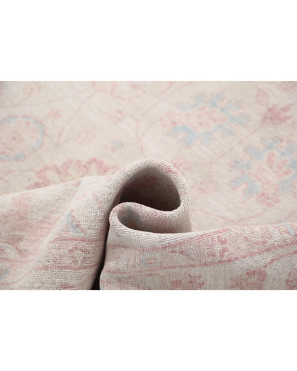 Serenity 6' 2" X 19' 6" Hand Knotted Wool Rug 6' 2" X 19' 6" (188 X 594) / Ivory / Wool