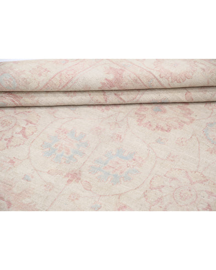 Serenity 6' 2" X 19' 6" Hand Knotted Wool Rug 6' 2" X 19' 6" (188 X 594) / Ivory / Wool