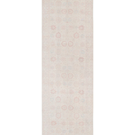 Serenity 6' 2" X 19' 6" Hand Knotted Wool Rug 6' 2" X 19' 6" (188 X 594) / Ivory / Wool