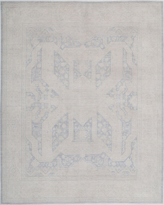 Serenity 7' 10" X 9' 11" Hand Knotted Wool Rug 7' 10" X 9' 11" (239 X 302) / Blue / Wool
