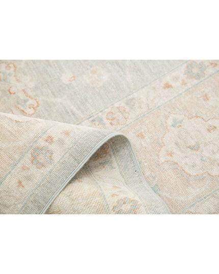 Serenity 6' 5" X 15' 10" Hand Knotted Wool Rug 6' 5" X 15' 10" (196 X 482) / Grey / Wool