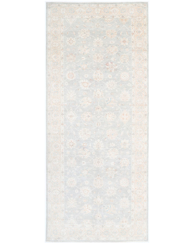 Serenity 6' 5" X 15' 10" Hand Knotted Wool Rug 6' 5" X 15' 10" (196 X 482) / Grey / Wool