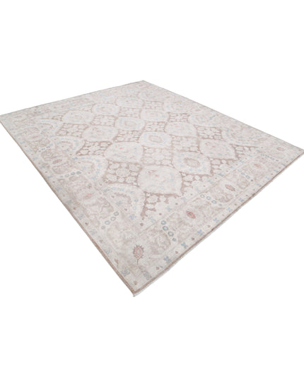 Serenity 8' 0" X 9' 1" Hand Knotted Wool Rug 8' 0" X 9' 1" (244 X 277) / Brown / Wool