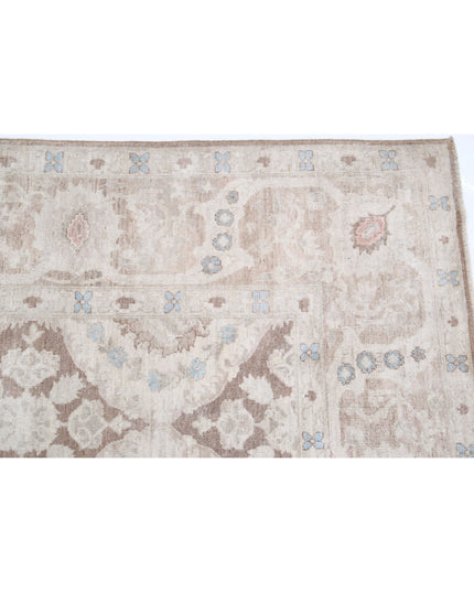 Serenity 8' 0" X 9' 1" Hand Knotted Wool Rug 8' 0" X 9' 1" (244 X 277) / Brown / Wool
