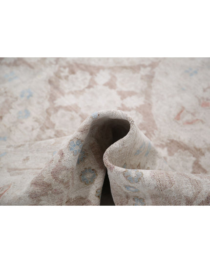 Serenity 8' 0" X 9' 1" Hand Knotted Wool Rug 8' 0" X 9' 1" (244 X 277) / Brown / Wool