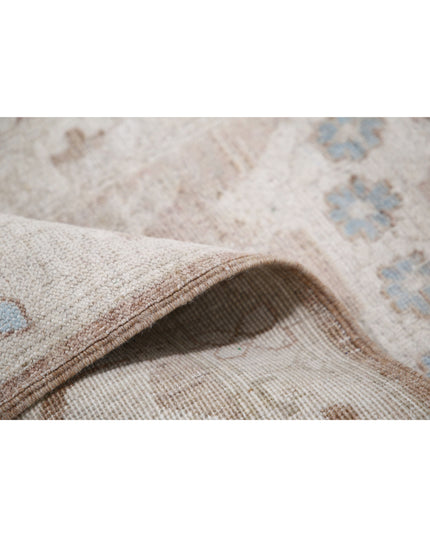 Serenity 8' 0" X 9' 1" Hand Knotted Wool Rug 8' 0" X 9' 1" (244 X 277) / Brown / Wool