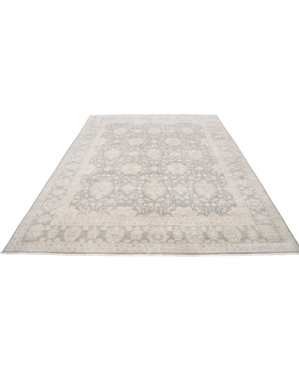 Serenity 7' 9" X 10' 1" Hand Knotted Wool Rug 7' 9" X 10' 1" (236 X 307) / Grey / Wool