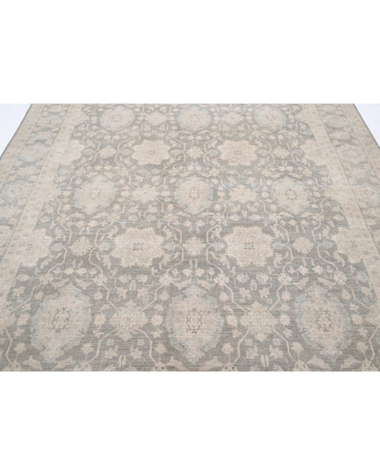 Serenity 7' 9" X 10' 1" Hand Knotted Wool Rug 7' 9" X 10' 1" (236 X 307) / Grey / Wool