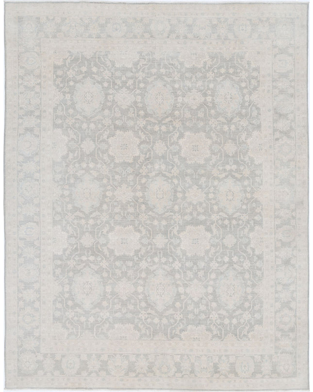 Serenity 7' 9" X 10' 1" Hand Knotted Wool Rug 7' 9" X 10' 1" (236 X 307) / Grey / Wool