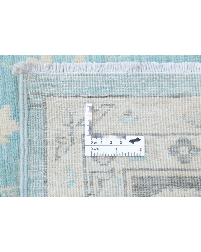 Serenity 7' 11" X 9' 7" Hand Knotted Wool Rug 7' 11" X 9' 7" (241 X 292) / Blue / Wool