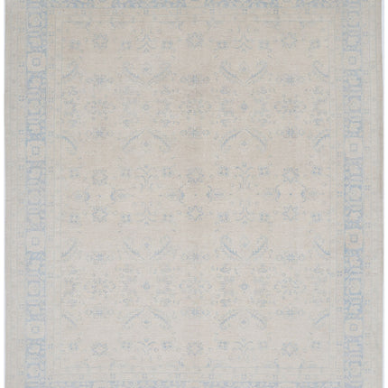 Serenity 7' 10" X 9' 7" Hand Knotted Wool Rug 7' 10" X 9' 7" (239 X 292) / Ivory / Wool