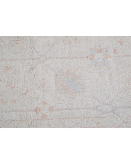 Serenity 5' 11" X 14' 2" Hand Knotted Wool Rug 5' 11" X 14' 2" (180 X 432) / Ivory / Wool