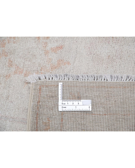 Serenity 5' 11" X 14' 2" Hand Knotted Wool Rug 5' 11" X 14' 2" (180 X 432) / Ivory / Wool