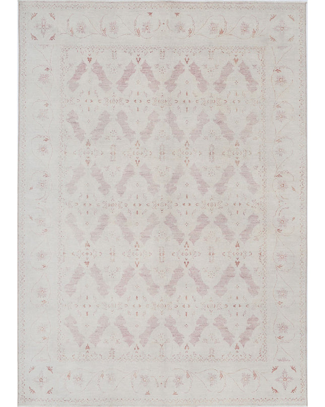Serenity 7' 9" X 10' 10" Hand Knotted Wool Rug 7' 9" X 10' 10" (236 X 330) / Brown / Wool