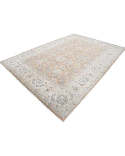 Serenity 8' 0" X 11' 4" Hand Knotted Wool Rug 8' 0" X 11' 4" (244 X 345) / Brown / Wool