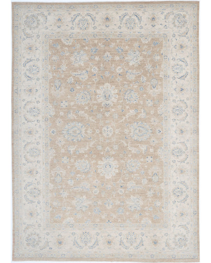 Serenity 8' 0" X 11' 4" Hand Knotted Wool Rug 8' 0" X 11' 4" (244 X 345) / Brown / Wool