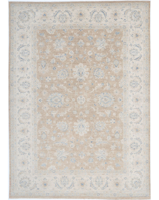 Serenity 8' 0" X 11' 4" Hand Knotted Wool Rug 8' 0" X 11' 4" (244 X 345) / Brown / Wool