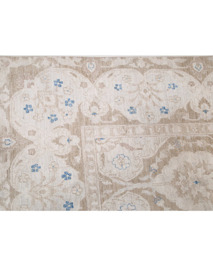 Serenity 8' 10" X 11' 7" Hand Knotted Wool Rug 8' 10" X 11' 7" (269 X 353) / Brown / Wool