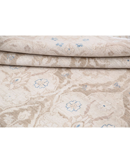 Serenity 8' 10" X 11' 7" Hand Knotted Wool Rug 8' 10" X 11' 7" (269 X 353) / Brown / Wool