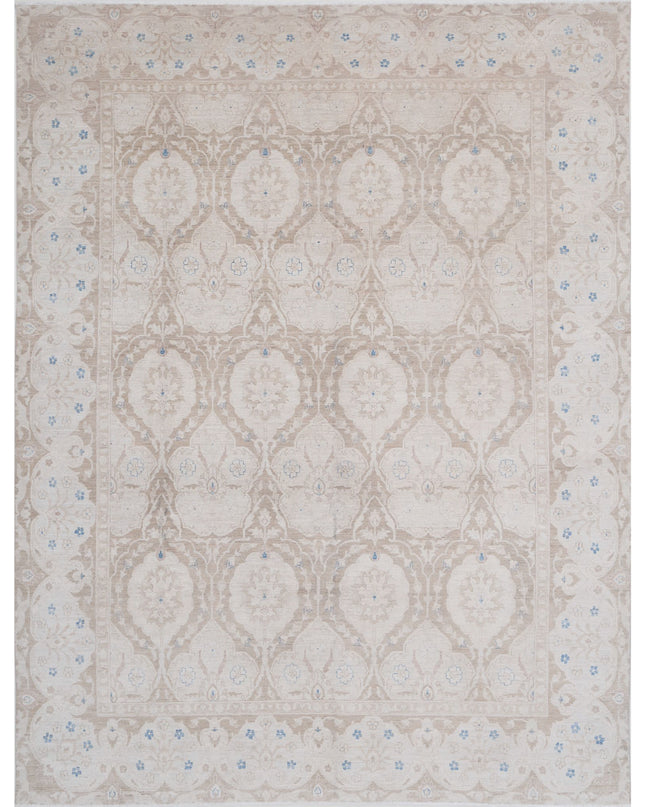 Serenity 8' 10" X 11' 7" Hand Knotted Wool Rug 8' 10" X 11' 7" (269 X 353) / Brown / Wool