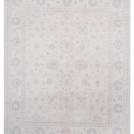 Serenity 7' 11" X 9' 9" Hand Knotted Wool Rug 7' 11" X 9' 9" (241 X 297) / Ivory / Wool