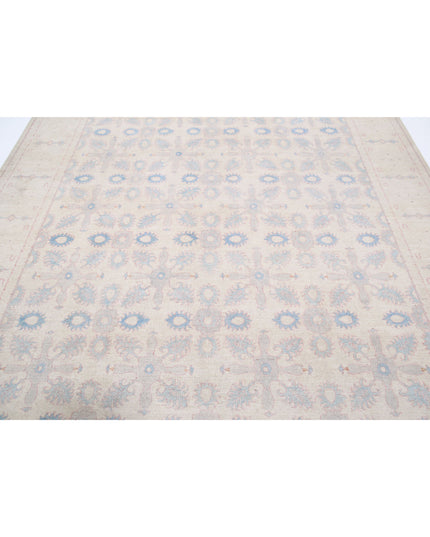 Serenity 8' 0" X 9' 7" Hand Knotted Wool Rug 8' 0" X 9' 7" (244 X 292) / Ivory / Wool