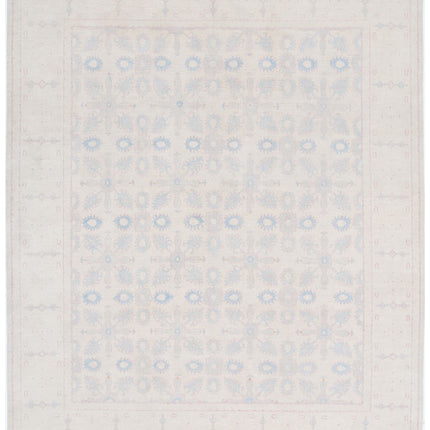 Serenity 8' 0" X 9' 7" Hand Knotted Wool Rug 8' 0" X 9' 7" (244 X 292) / Ivory / Wool