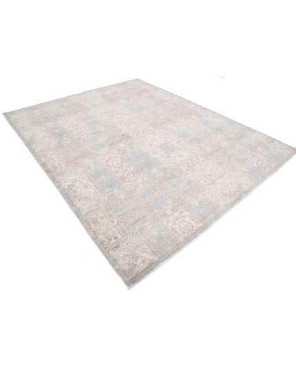 Serenity 7' 8" X 9' 8" Hand Knotted Wool Rug 7' 8" X 9' 8" (234 X 295) / Green / Wool