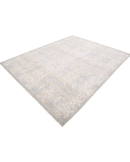 Serenity 7' 8" X 9' 8" Hand Knotted Wool Rug 7' 8" X 9' 8" (234 X 295) / Green / Wool