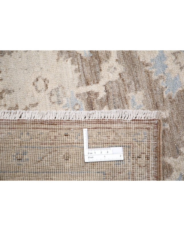 Serenity 7' 7" X 9' 9" Hand Knotted Wool Rug 7' 7" X 9' 9" (231 X 297) / Brown / Wool