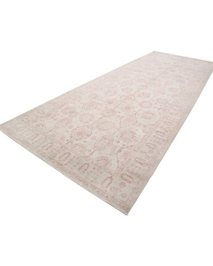 Serenity 8' 6" X 17' 5" Hand Knotted Wool Rug 8' 6" X 17' 5" (259 X 531) / Ivory / Wool
