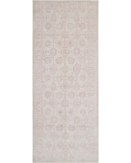 Serenity 8' 6" X 17' 5" Hand Knotted Wool Rug 8' 6" X 17' 5" (259 X 531) / Ivory / Wool