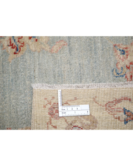 Serenity 5' 2" X 6' 9" Hand Knotted Wool Rug 5' 2" X 6' 9" (158 X 206) / Blue / Wool