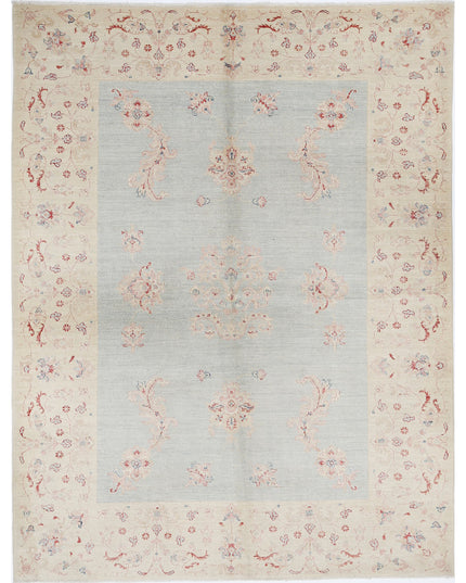 Serenity 5' 2" X 6' 9" Hand Knotted Wool Rug 5' 2" X 6' 9" (158 X 206) / Blue / Wool