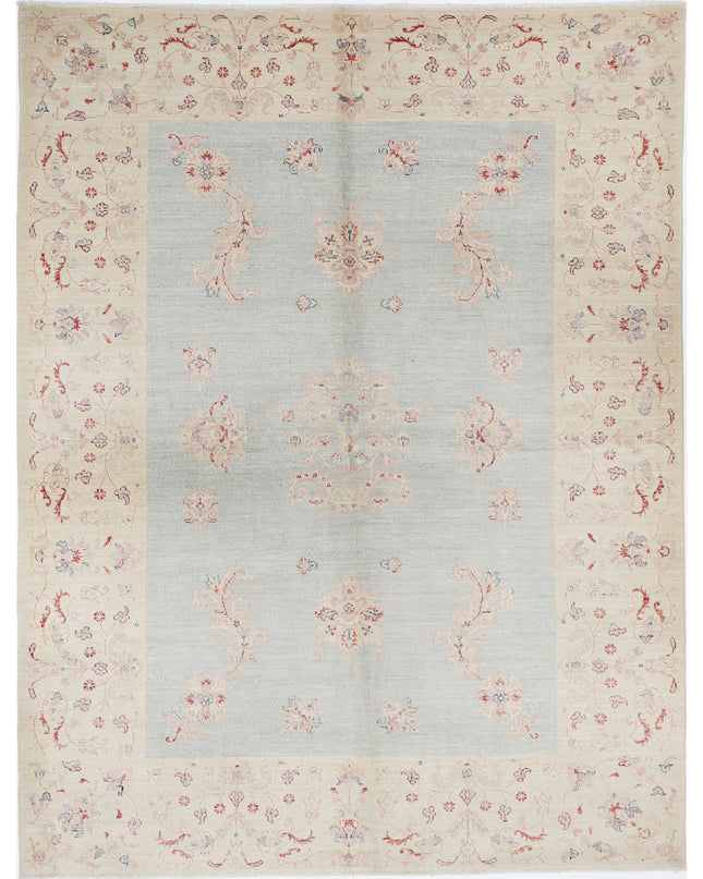 Serenity 5' 2" X 6' 9" Hand Knotted Wool Rug 5' 2" X 6' 9" (158 X 206) / Blue / Wool