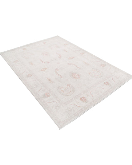 Serenity 4' 11" X 7' 0" Hand Knotted Wool Rug 4' 11" X 7' 0" (150 X 213) / Ivory / Wool