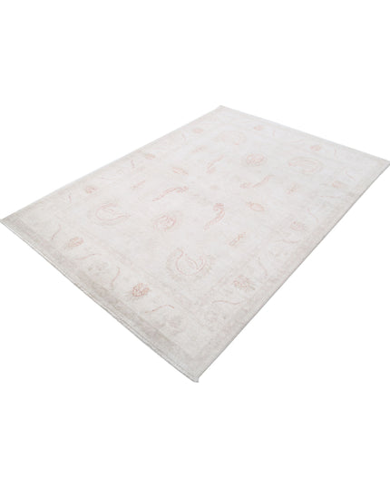 Serenity 4' 11" X 7' 0" Hand Knotted Wool Rug 4' 11" X 7' 0" (150 X 213) / Ivory / Wool