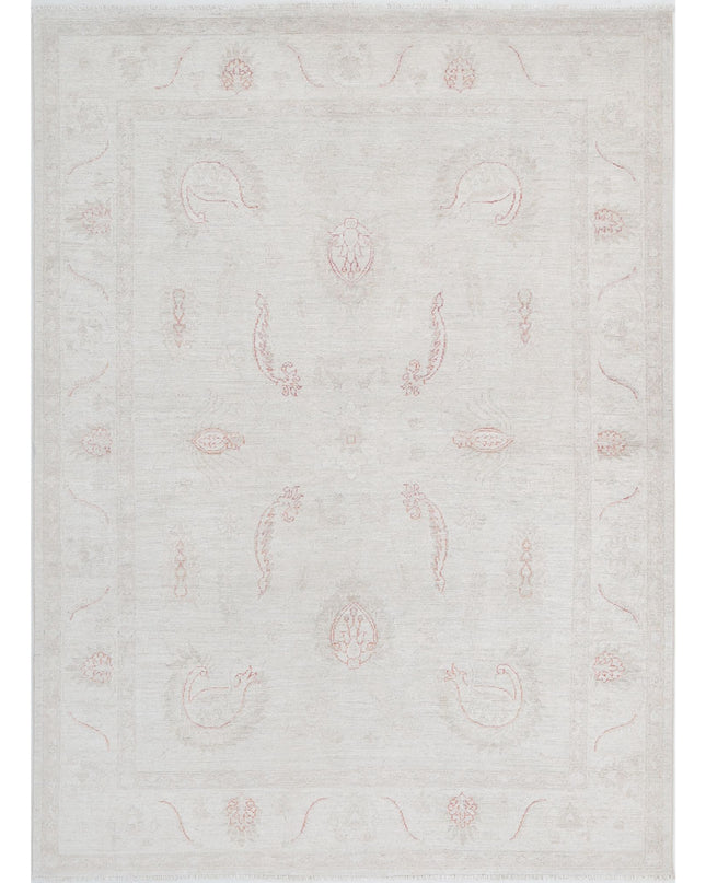 Serenity 4' 11" X 7' 0" Hand Knotted Wool Rug 4' 11" X 7' 0" (150 X 213) / Ivory / Wool