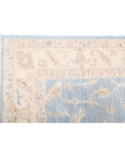 Serenity 4' 9" X 6' 11" Hand Knotted Wool Rug 4' 9" X 6' 11" (145 X 211) / Blue / Wool