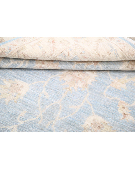 Serenity 4' 9" X 6' 11" Hand Knotted Wool Rug 4' 9" X 6' 11" (145 X 211) / Blue / Wool