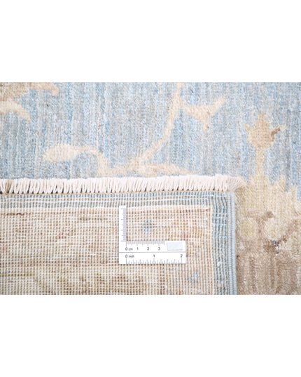 Serenity 4' 9" X 6' 11" Hand Knotted Wool Rug 4' 9" X 6' 11" (145 X 211) / Blue / Wool