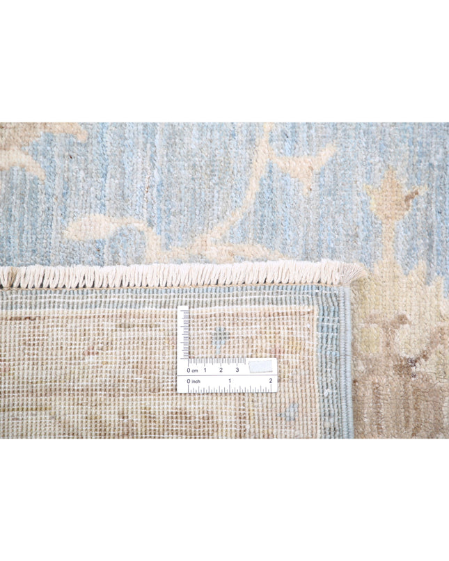 Serenity 4' 9" X 6' 11" Hand Knotted Wool Rug 4' 9" X 6' 11" (145 X 211) / Blue / Wool
