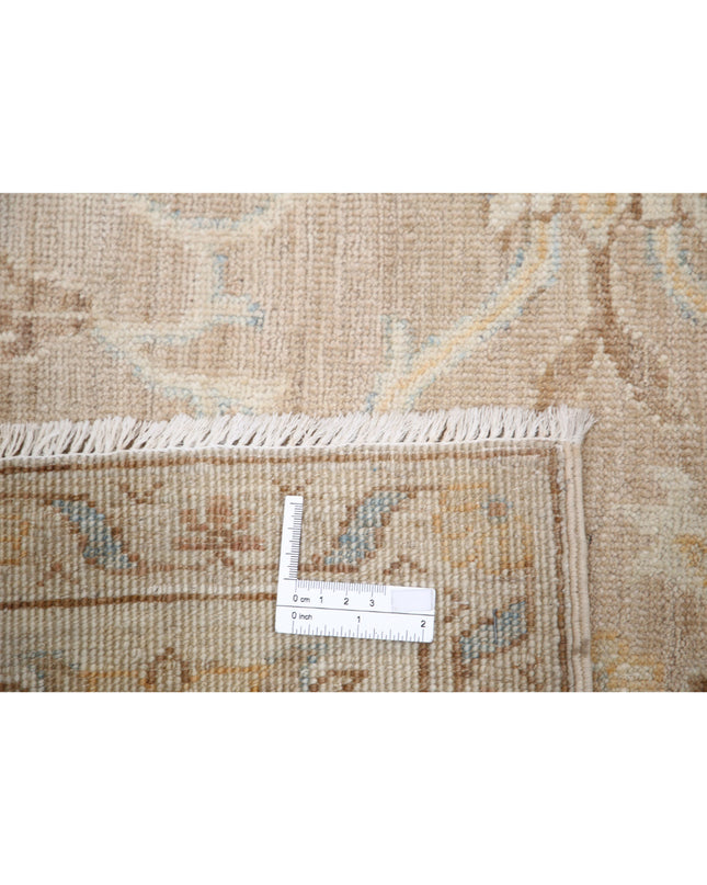 Serenity 4' 0" X 9' 2" Hand Knotted Wool Rug 4' 0" X 9' 2" (122 X 280) / Brown / Wool