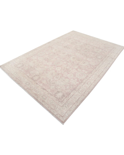 Serenity 6' 0" X 8' 10" Hand Knotted Wool Rug 6' 0" X 8' 10" (183 X 269) / Brown / Wool