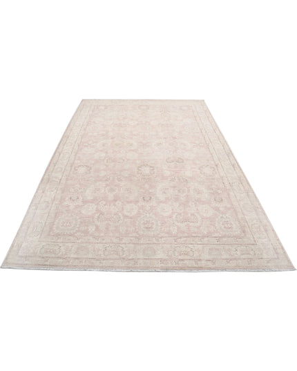 Serenity 6' 0" X 8' 10" Hand Knotted Wool Rug 6' 0" X 8' 10" (183 X 269) / Brown / Wool