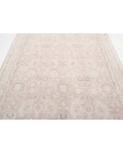 Serenity 6' 0" X 8' 10" Hand Knotted Wool Rug 6' 0" X 8' 10" (183 X 269) / Brown / Wool