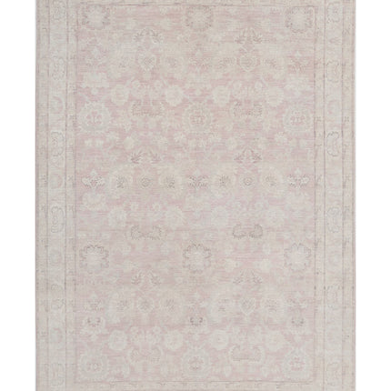 Serenity 6' 0" X 8' 10" Hand Knotted Wool Rug 6' 0" X 8' 10" (183 X 269) / Brown / Wool
